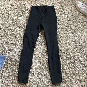 Black lululemon 7/8 leggings